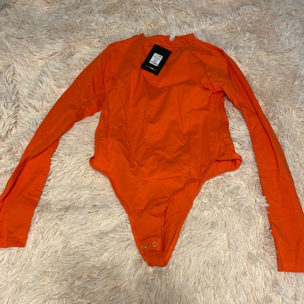 🍊 Orange Long Sleeve Bodysuit 🍊
